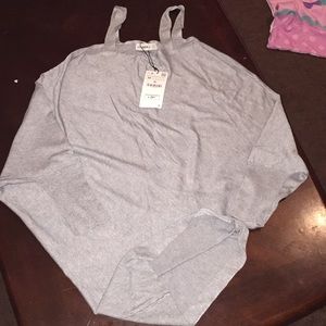 NWT Zara grey shirt